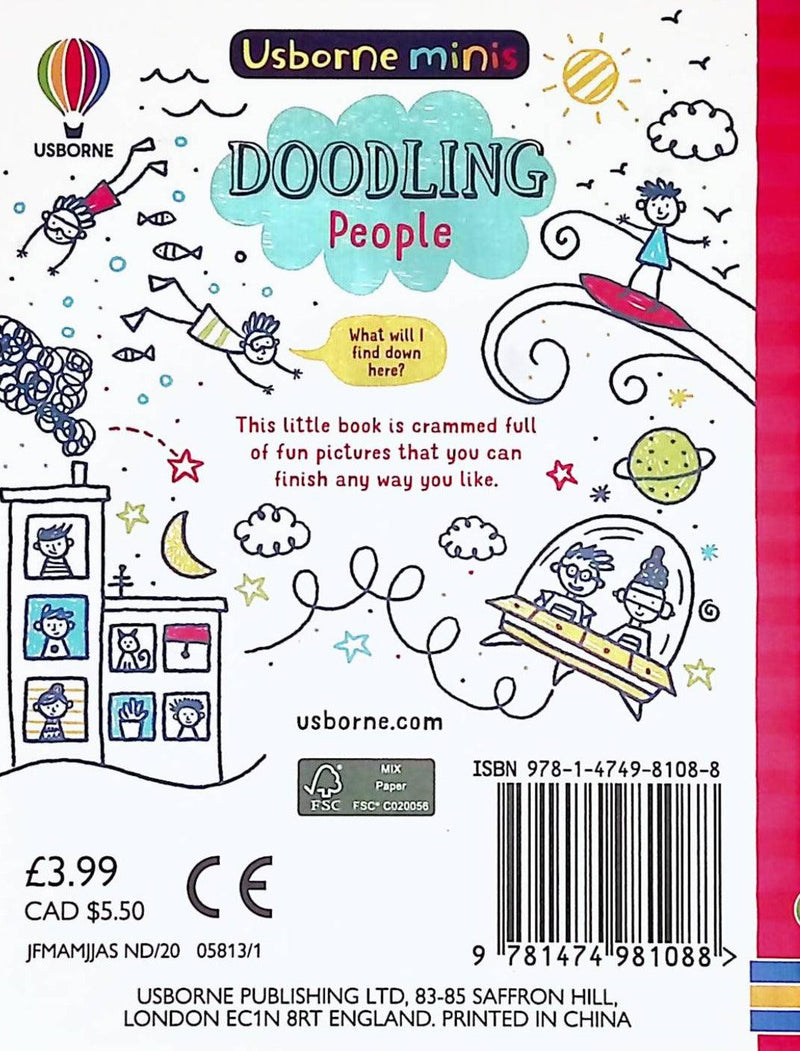 Doodling People by Usborne Publishing Ltd on Schoolbooks.ie