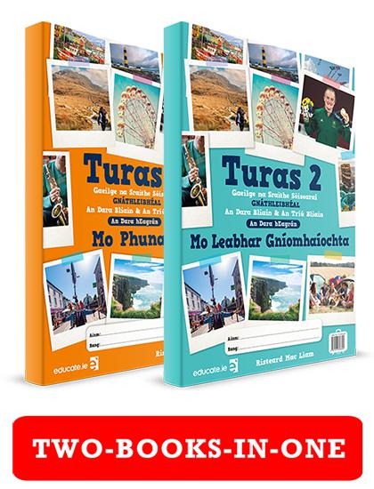 Turas 2 - Junior Cycle Irish - Portfolio and Activity Book Only - 2nd / New Edition (2022) by Educate.ie on Schoolbooks.ie
