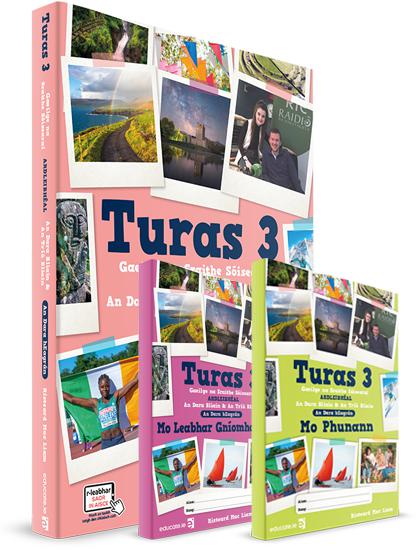 Turas 3 - Junior Cycle Irish - Textbook, Portfolio and Activity Book - Set - 2nd / New Edition (2022) by Educate.ie on Schoolbooks.ie